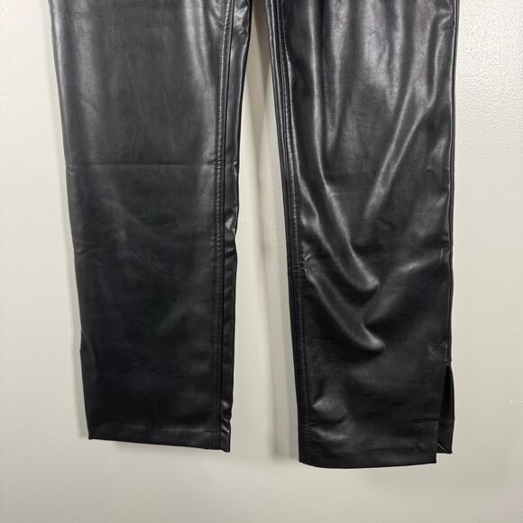 Abercrombie & Fitch Vegan Leather The 90s Straight Ultra High Rise Jeans 26/2 - Picture 5 of 13